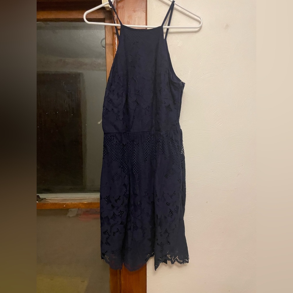 Altar’d State Navy Lace Dress